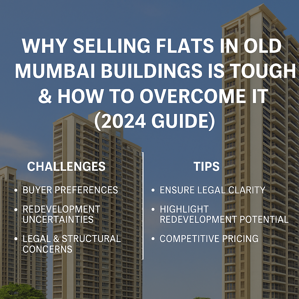 Why Selling Flats in Old Mumbai Buildings Is Tough & How to Overcome It